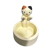 Cartoon Cat Candle Holder – Cute Resin Tea Light Holder for Home, Office, and Desktop Decor – Warm Paws Design