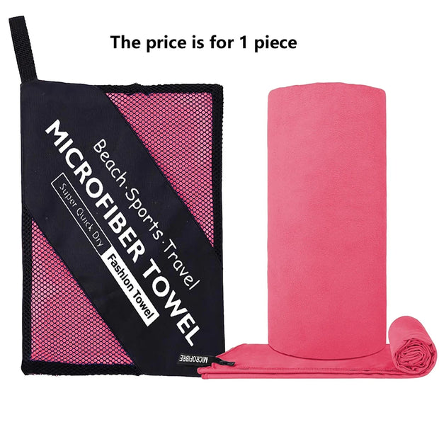 Microfiber Sports Towel – Quick-Dry, Handmade, Soft &amp; Absorbent