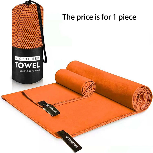 Microfiber Sports Towel – Quick-Dry, Handmade, Soft &amp; Absorbent