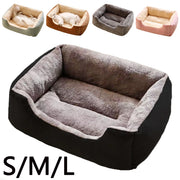 Plush Cat Bed, Comfortable Pet Cushion for Cats and Kittens, Breathable and Soft, Available in S, M, L Sizes