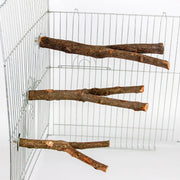 Natural Wood Bird Perch – Multiple Sizes for Pet Birds, Ideal for Cage or Outdoor Use