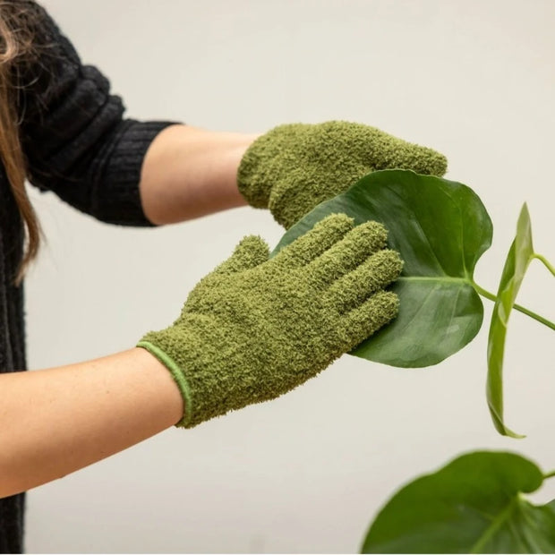 Microfiber Dust Cleaning Gloves - Reusable & Machine Washable