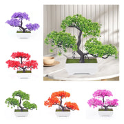 Artificial Bonsai Tree – Small Potted Simulation Plant for Table Decoration, Home, Hotel & Garden Decor