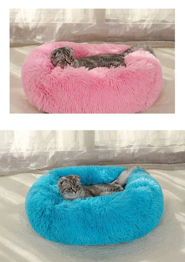 Comfortable Plush Dog Bed - Breathable, Soft & Portable Pet Sofa (XS/S/M/L)