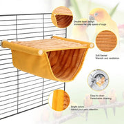 Soft & Warm Hanging Hammock for Birds – Fleece & Canvas Nest for Hamsters, Parrots & Small Pets