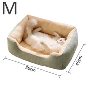 Plush Cat Bed, Comfortable Pet Cushion for Cats and Kittens, Breathable and Soft, Available in S, M, L Sizes