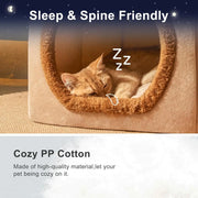 Cozy Cotton Pet House - Warm Indoor Bed for Cats and Dogs