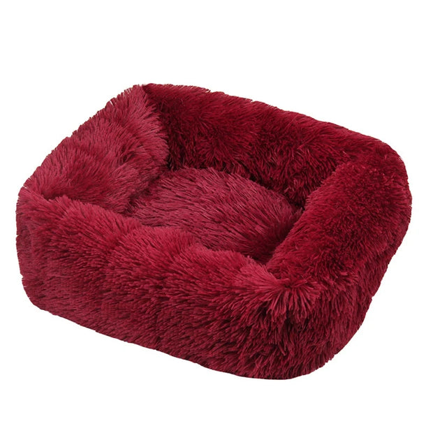 Comfortable Plush Dog Bed - Breathable, Soft & Portable Pet Sofa (XS/S/M/L)