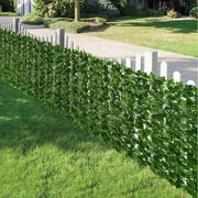 50x200cm Artificial Ivy Hedge Fence – Green Leaf Privacy Screen for Home, Outdoor Garden, Balcony Decoration