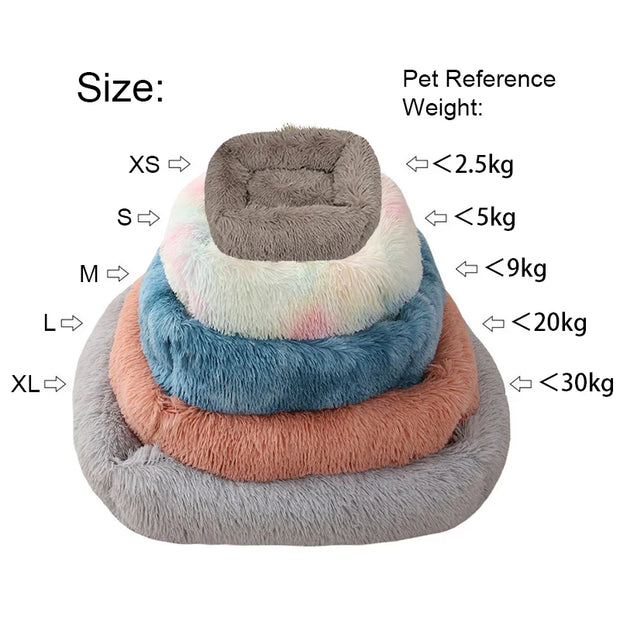 Comfortable Plush Dog Bed - Breathable, Soft & Portable Pet Sofa (XS/S/M/L)