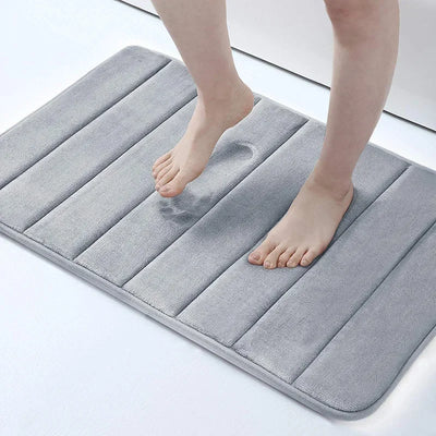 Super Absorbent Memory Foam Bathroom Mat – Soft, Stylish, and Functional