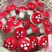 Miniature Mushroom Decor – 10/50/100pcs Fairy Garden Resin Crafts, Moss Terrarium Artificial Plant Stakes