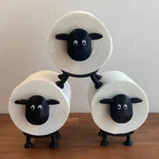 Black Sheep Toilet Roll Holder - Cute Resin Tissue Rack