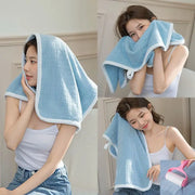 Square Spiral Bath Towel – Quick Drying, Water Absorbent, Soft &amp; Stylish for Daily Use