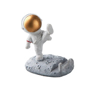 Astronaut Mobile Phone Stand – Nordic Resin Desk Decoration, Spaceman Holder, Gift Ornament