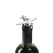 Airplane-Shaped Wine Bottle Stopper - Vacuum Sealer & Reusable 3D Cork for Wine & Beer