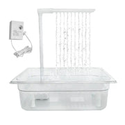 Parrot Bird Bath Tub - Automatic Circulating Water Shower for Birds