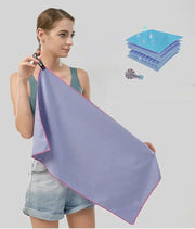 Quick-Dry Microfiber Sports Towel – Perfect for Yoga, Gym, Outdoor Adventures & More