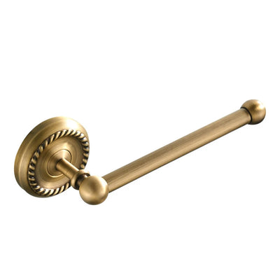 Antique Brass Brushed Wall-Mounted Toilet Paper Holder