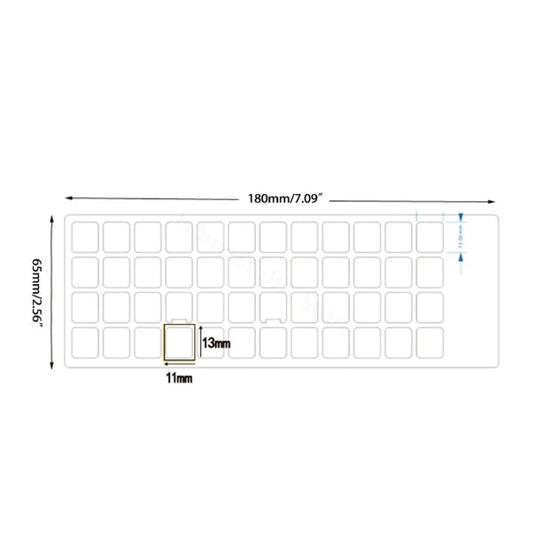 Waterproof Russian Keyboard Stickers – Transparent PVC Letter Stickers for Laptop & Desktop Keyboards