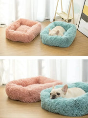 Comfortable Plush Dog Bed - Breathable, Soft & Portable Pet Sofa (XS/S/M/L)