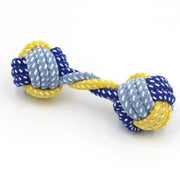 Durable Cotton Cord and Rubber Chew Toys for Dogs - Interactive Balls and Ropes