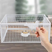 AutoTrap Bird Cage - Humane One-Way Entry Trap for Bird Control, Durable Iron Construction