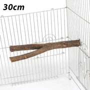 Natural Wood Bird Perch – Multiple Sizes for Pet Birds, Ideal for Cage or Outdoor Use