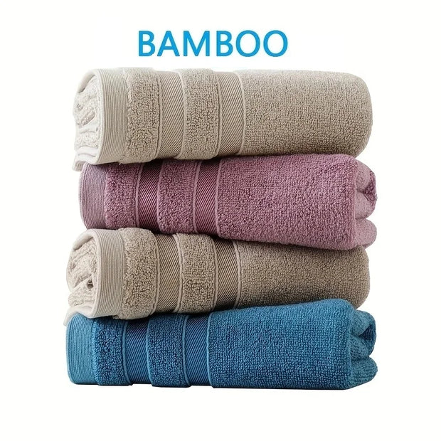 Luxury Premium Bamboo Cotton Hand Towel – Natural, Sustainable, and Super Soft