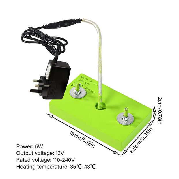 Bird Heater for Cage – 12V Safe Temperature Control, Anti-Bite &amp; Waterproof, Ideal for Parrots, Hamsters, and Small Pets