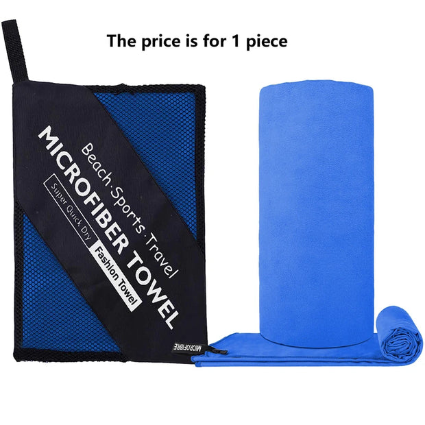 Microfiber Sports Towel – Quick-Dry, Handmade, Soft &amp; Absorbent