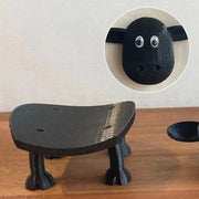 Black Sheep Toilet Roll Holder - Cute Resin Tissue Rack