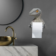 Dinosaur Toilet Paper Holder - Wall Mounted Resin Bathroom Storage