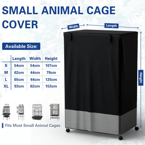 Bird Cage Cover Out Birdcage Cover Durable Breathable Washable Material for Night Heavy Duty Waterproof Pet Parrot ferret Cover