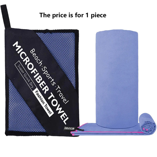 Microfiber Sports Towel – Quick-Dry, Handmade, Soft &amp; Absorbent