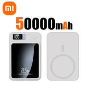 Xiaomi Mijia 100,000mAh Magnetic Qi Wireless Charger Power Bank – 22.5W Fast Charging for iPhone, Samsung, Huawei