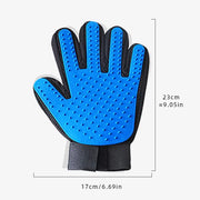 Silicone Pet Hair Remover Gloves – Cat &amp; Dog Grooming, Bathing, and Massage Brush for Easy Hair Removal