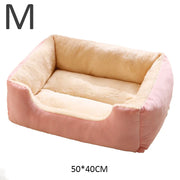 Plush Cat Bed, Comfortable Pet Cushion for Cats and Kittens, Breathable and Soft, Available in S, M, L Sizes