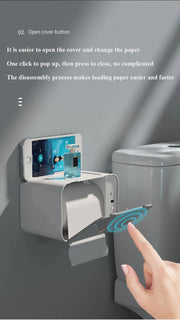 Intelligent Induction Tissue Box - Automatic Electric Toilet Paper Dispenser