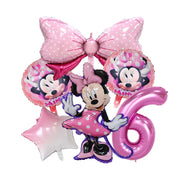 Minnie Mouse Birthday Party Supplies – Disposable Tableware, Balloons, Cups, Plates, Tablecloth, Baby Shower Decorations