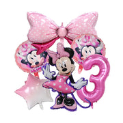 Minnie Mouse Birthday Party Supplies – Disposable Tableware, Balloons, Cups, Plates, Tablecloth, Baby Shower Decorations