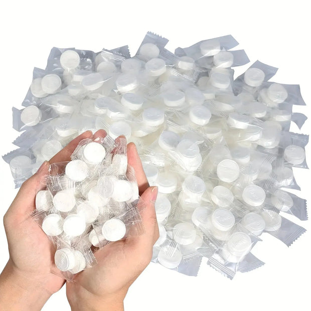 100pcs Compressed Towels – Portable, Absorbent, and Multi-Purpose