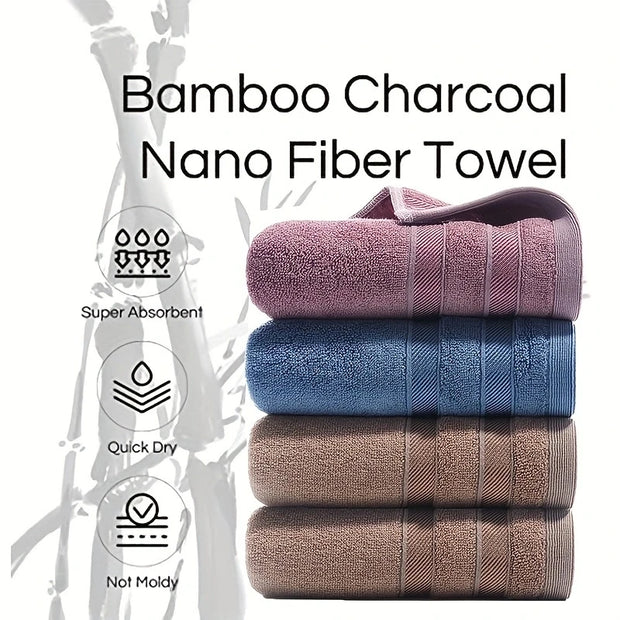 Luxury Premium Bamboo Cotton Hand Towel – Natural, Sustainable, and Super Soft