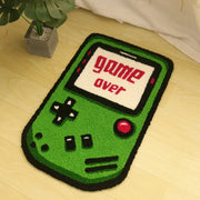 Retro Portable Handheld Game Console Rug – Kids Game Shape Carpet, Non-Slip, Soft & Absorbent