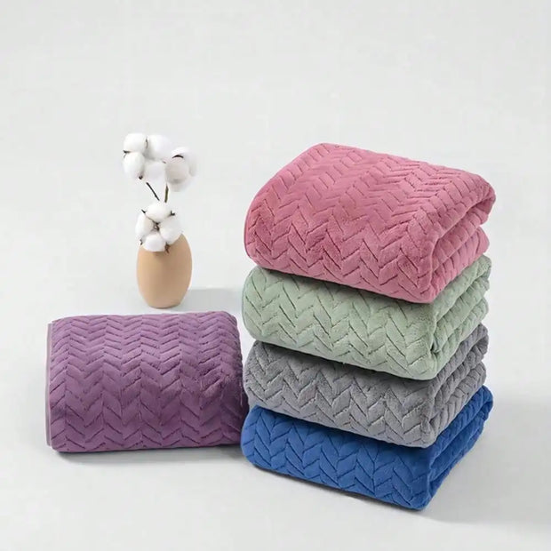 Soft Hand Towel &amp; Bath Towel Set – Quick-Drying, Absorbent, and Durable