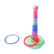 Product Title: Colorful Parrot Hoop Toys – Interactive Bird Training Set for Mental Stimulation