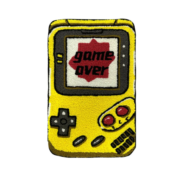 Retro Portable Handheld Game Console Rug – Kids Game Shape Carpet, Non-Slip, Soft & Absorbent