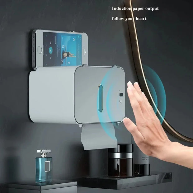 Intelligent Induction Tissue Box - Automatic Electric Toilet Paper Dispenser