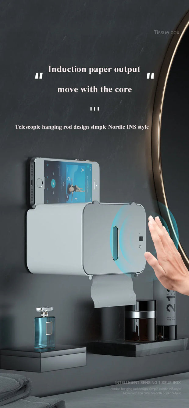 Intelligent Induction Tissue Box - Automatic Electric Toilet Paper Dispenser