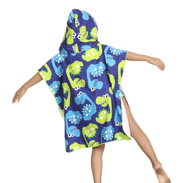 Cartoon Microfiber Quick-Dry Bath Towel – Soft, Absorbent, and Fun for Kids and Adults